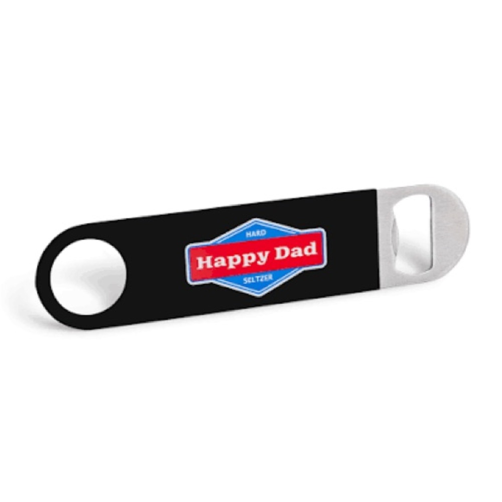 Happy Dad Black Bottle Opener